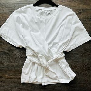 SUPER SOFT banana republic crisscross tie tee! SUPIMA COTTON